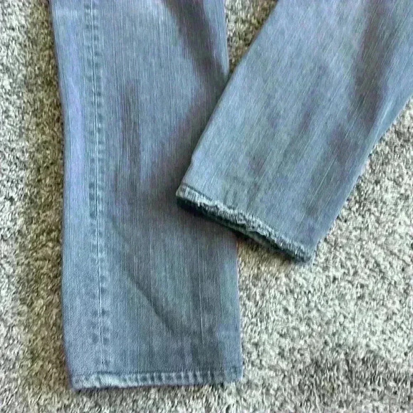 🎆Agolde Slim Fit Bedford Jean grey wash with distressing size 32 30 straight leg - Picture 9 of 12